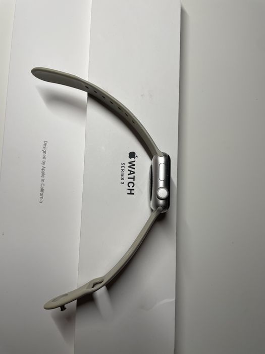 Apple Watch Series 3 38mm – Srebrny,  bateria do wymiany
