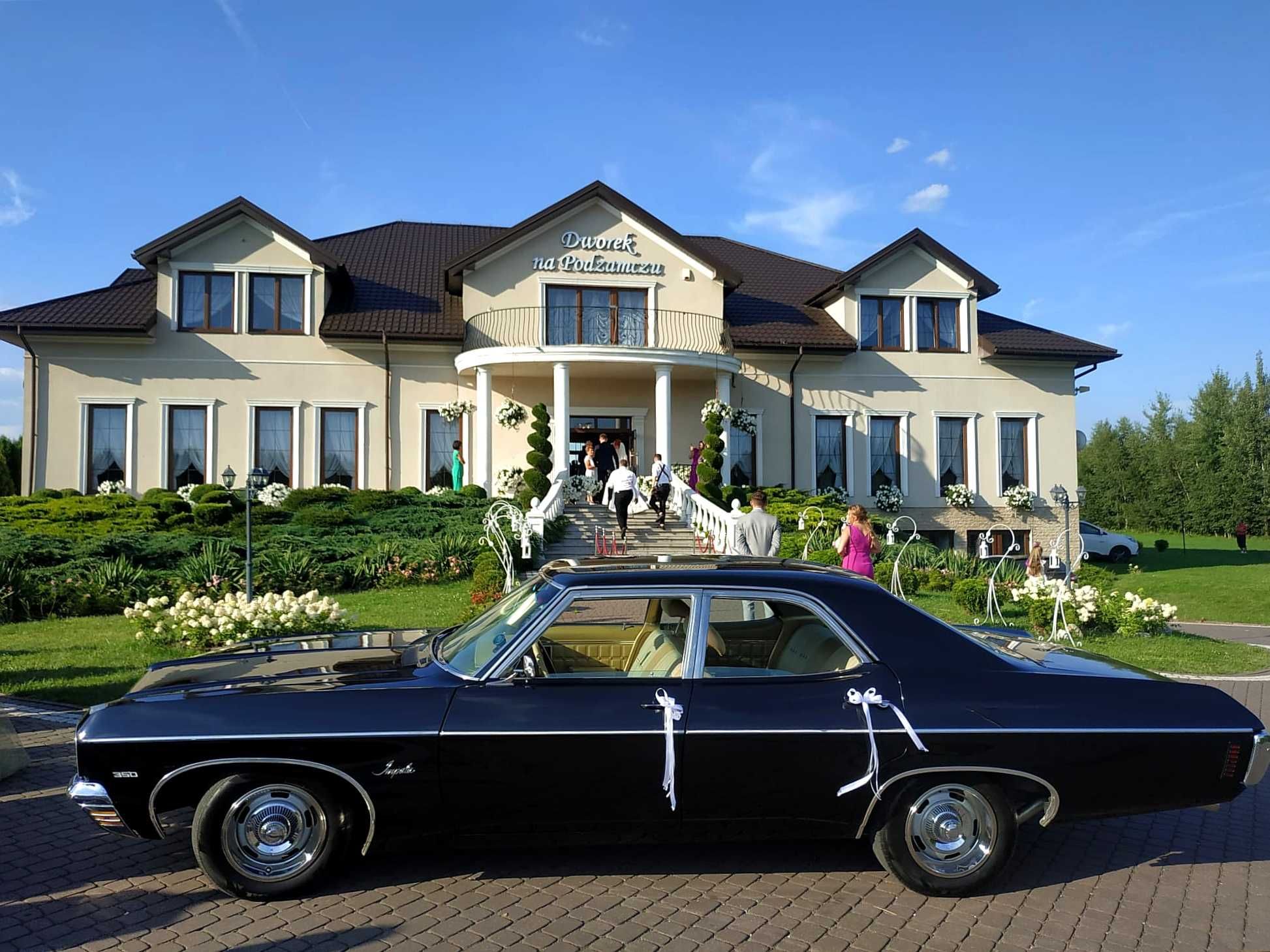 Amerykański klasyk do ślubu auto samochód ślub wesele