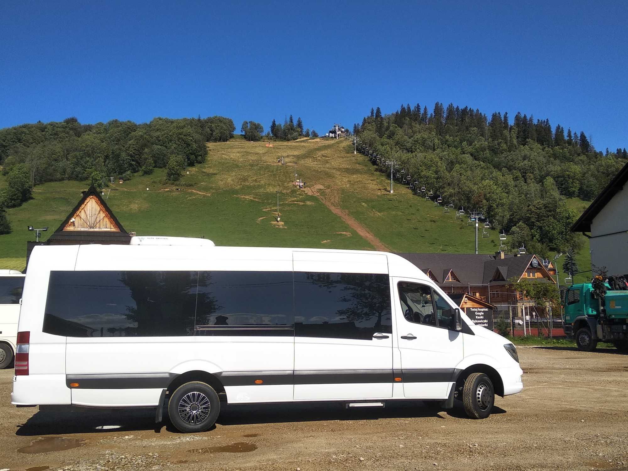 Wynajem Busów transport osób  wesela wycieczki wyjazdy firmowe bus van