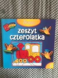 Zeszyt czterolatka książeczka edukacyjna