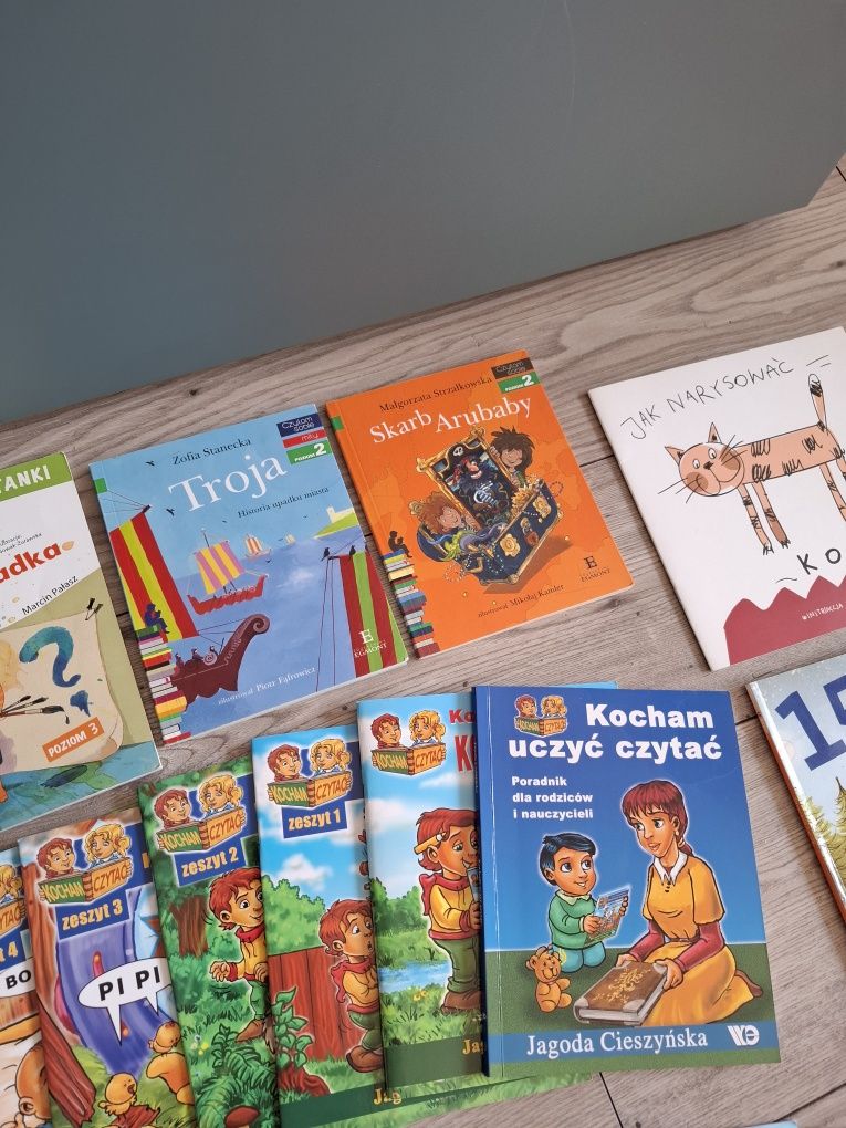 Kocham czytać czytam sobie książki do nauki czytania