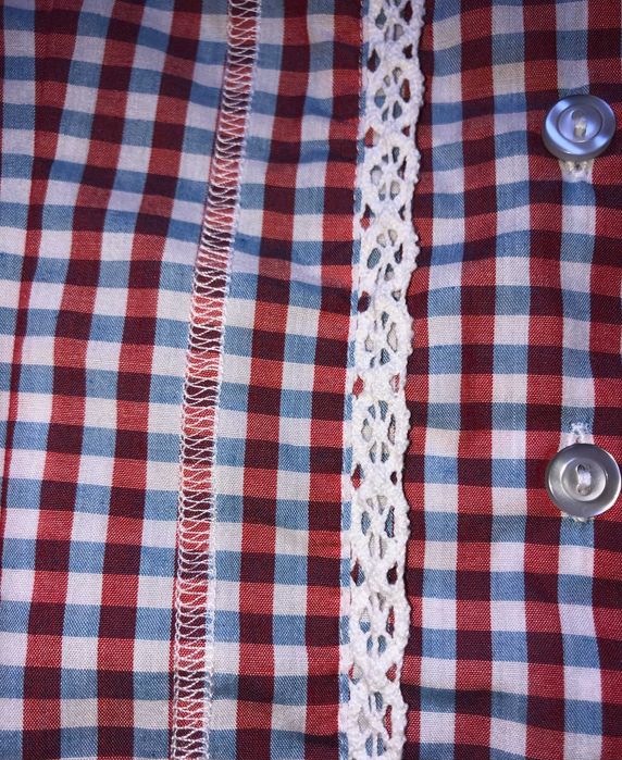 Koszula Folk, Vintage roz. 38
