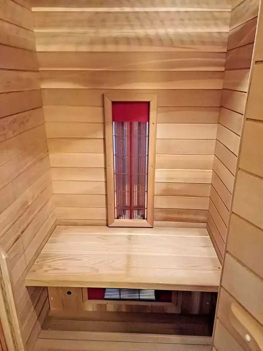 Sauna infrarot infrared kabina na podczerwień 1os Vitatherm mała 2cz