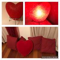 Conjunto Decoracao quarto Vermelho