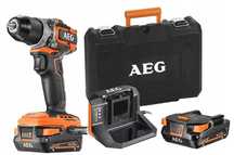 AEG BSB18SBL-202C wkrętarka udar COMPACT 2x2.0Ah