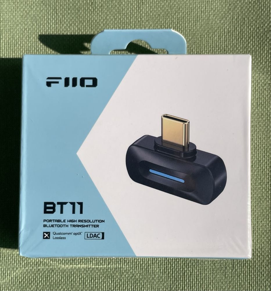 Bluetooth 5.4 адаптер передатчик FiiO BT11 Black LDAC, aptx Adaptive