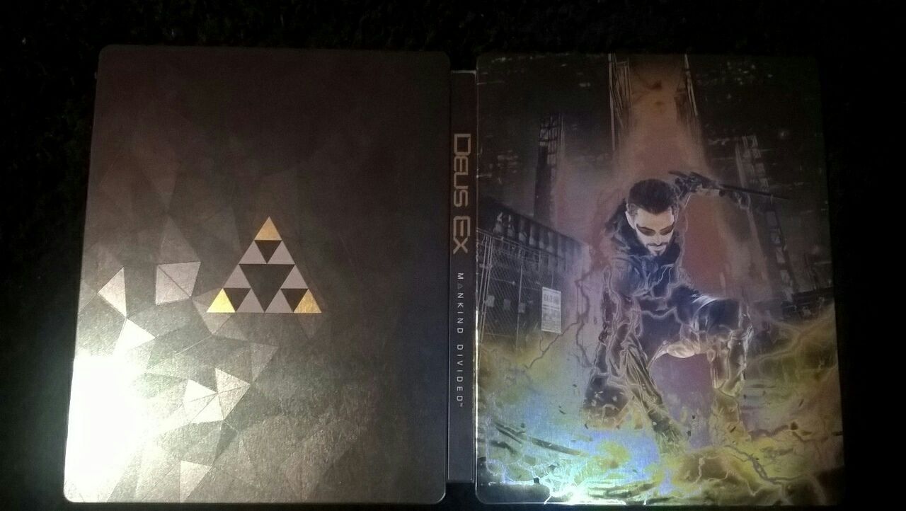 Deus Ex Mankind Divided Day One Edition Steelbook PlayStation 4 i 5