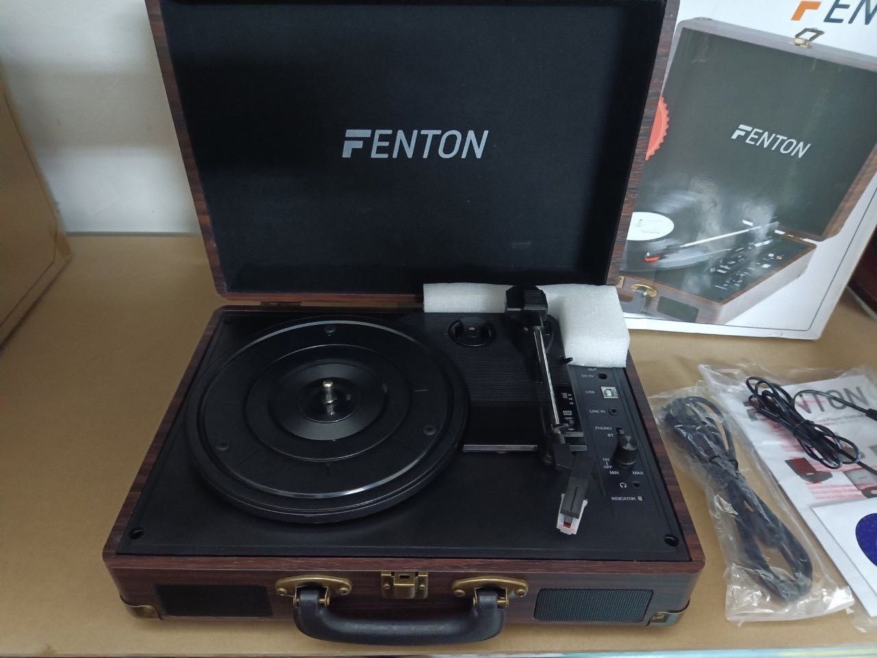 Виниловый проигрыватель Fenton Dark RP115D  + Bluetooth