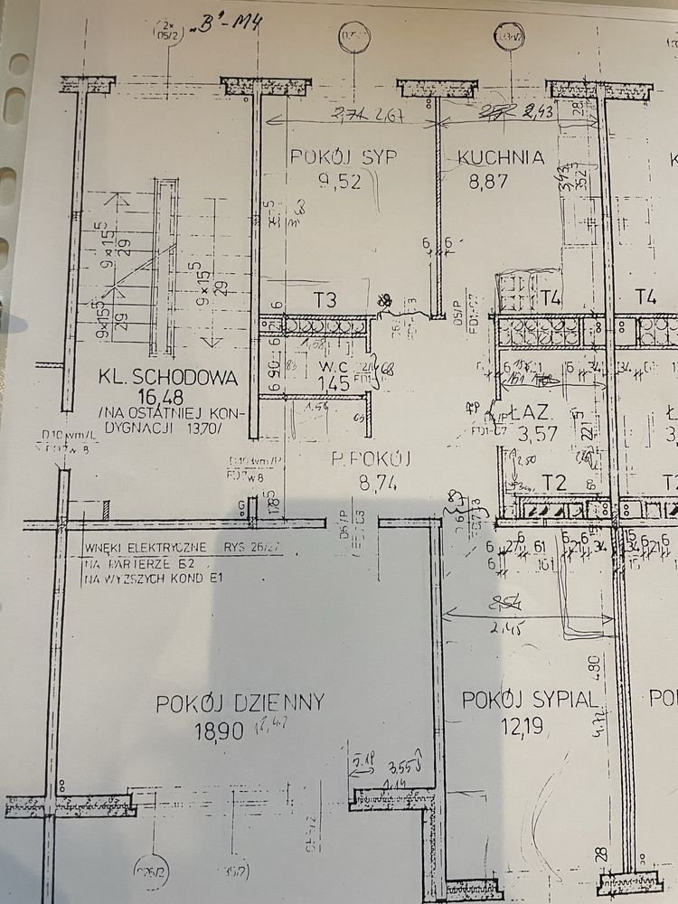 Sprzedam mieszkanie 3 pokojowe 63 m2 IIp Koszalin Bosmańska