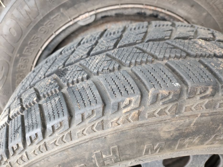 Koła zimowe r15 5x112. ROCZNE OPONY!!!