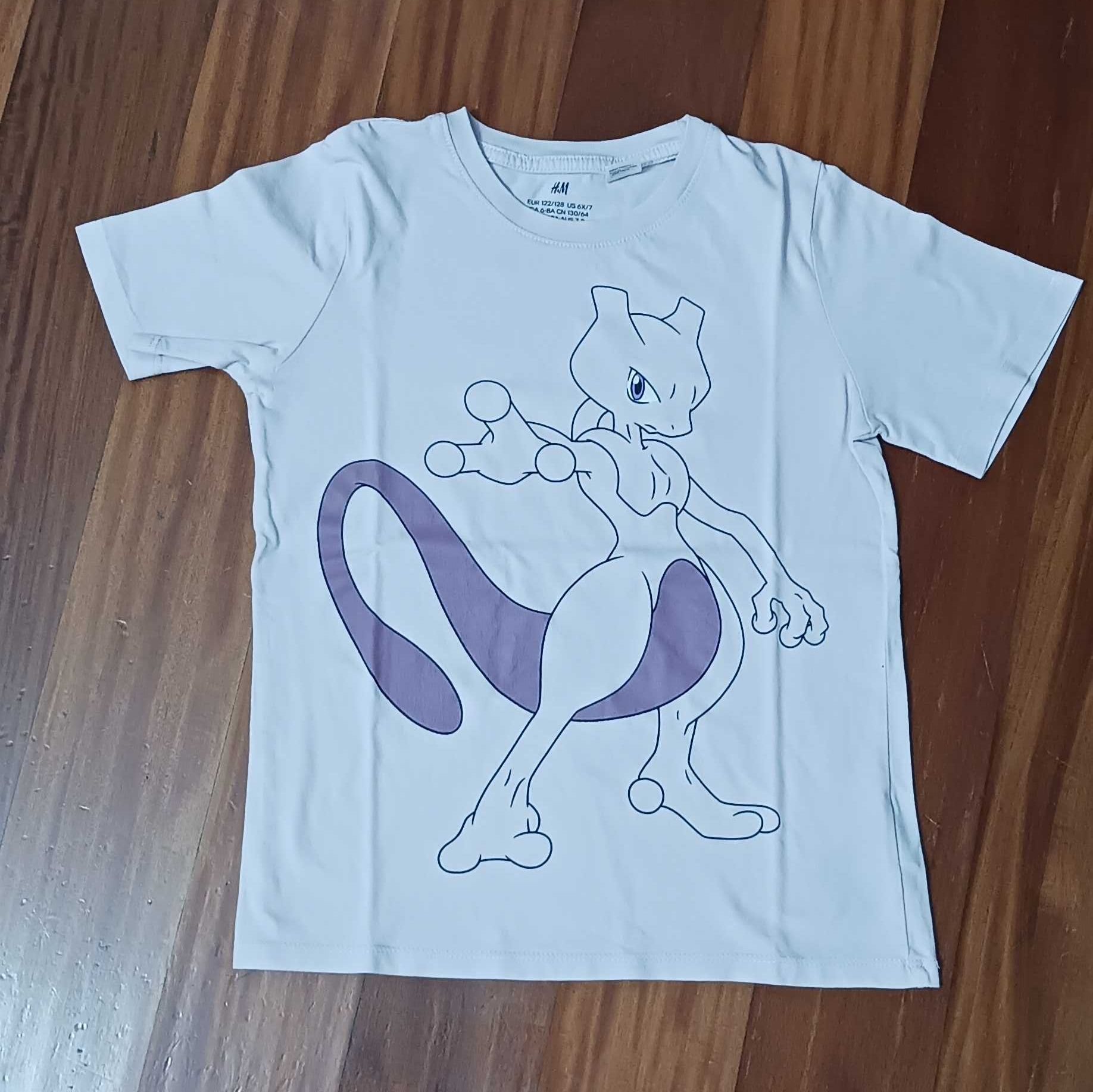 Conjunto de 4 t-shirts para criança - 6 a 8 anos