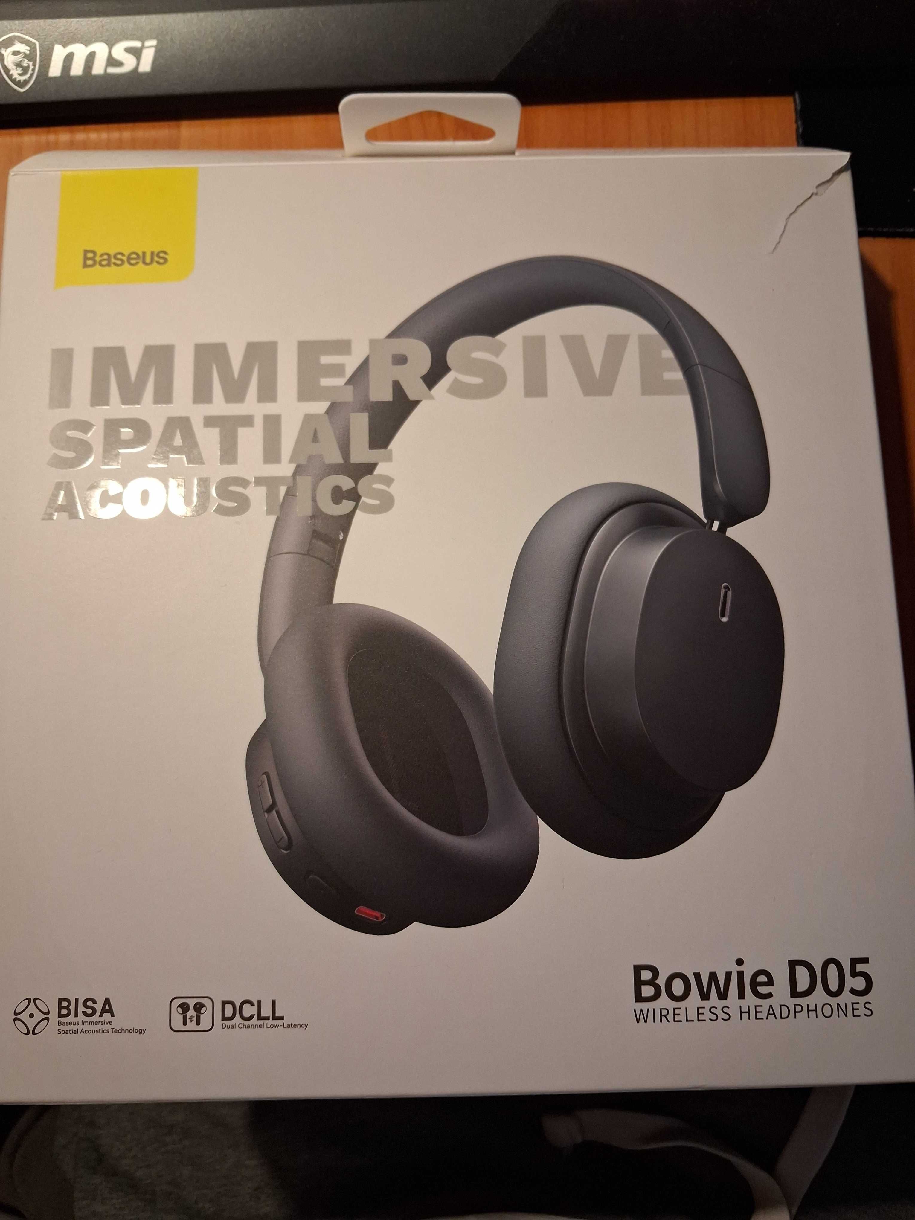 бездротові навушники Baseus Bowie D05 Wireless Headphones Grey