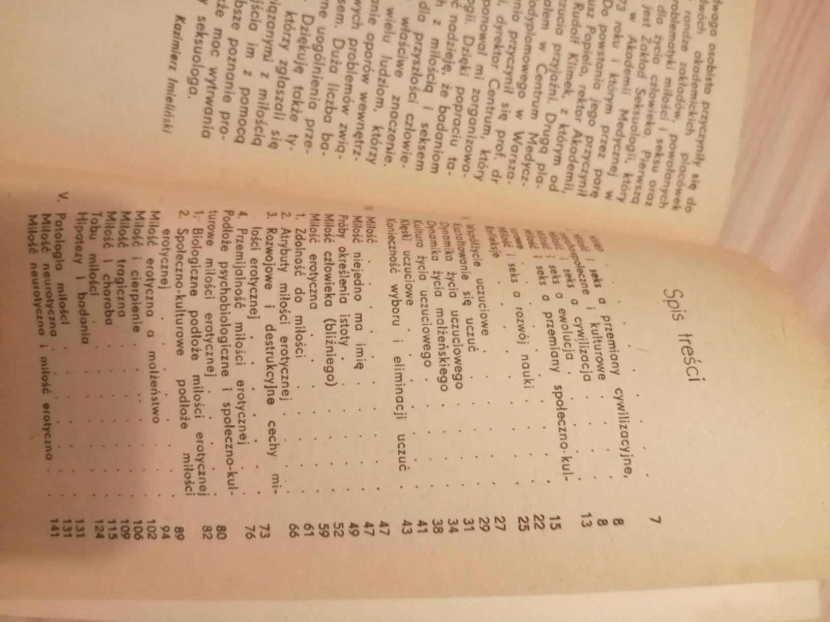 Miłość i seks K. Imieliński Seksuologia psychologia