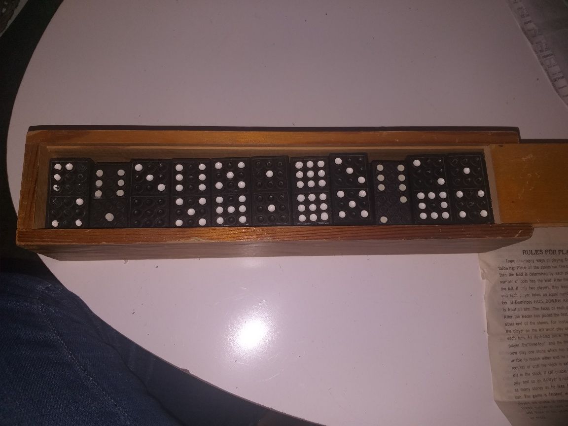 Stare,duże,niemieckie domino z lat 70-tych.