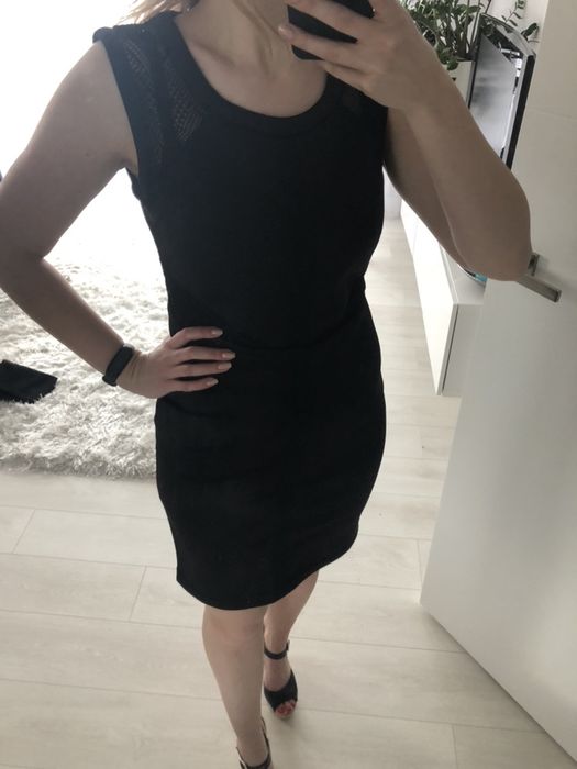 Czarna sukienka Vila rozmiar M