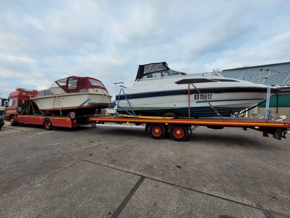Transport jachtów motorówek domków holenderskich sprzętu rolniczego