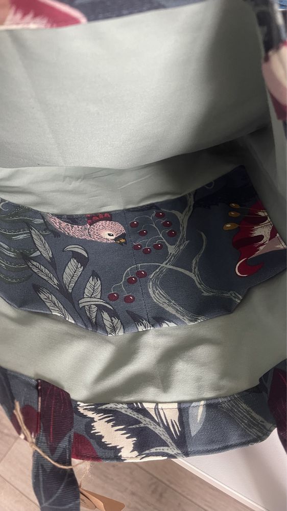 Torebka bawełniana z podszewką handmade