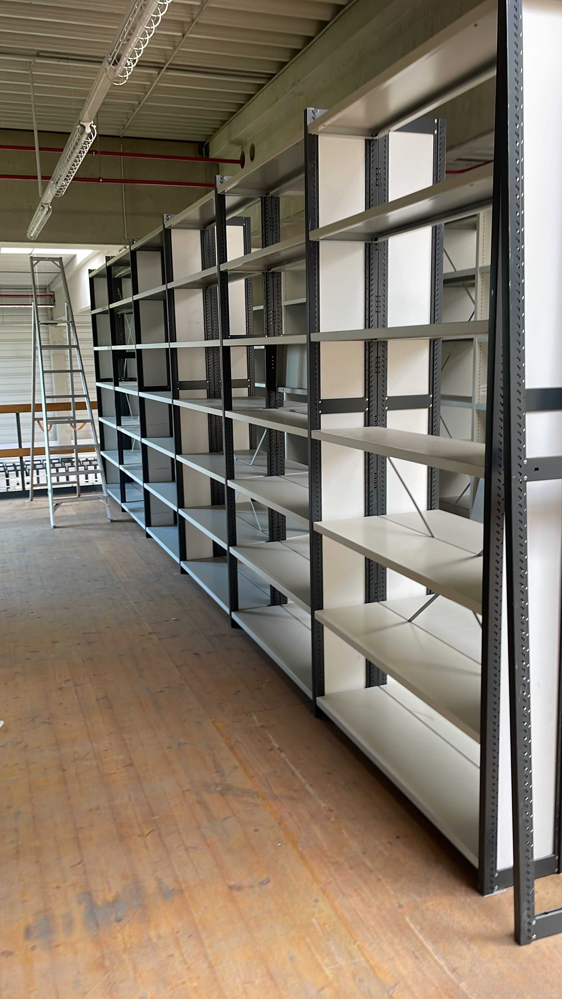 Regał archiwalny Bruynzeel Open Shelving kolor szary/biały