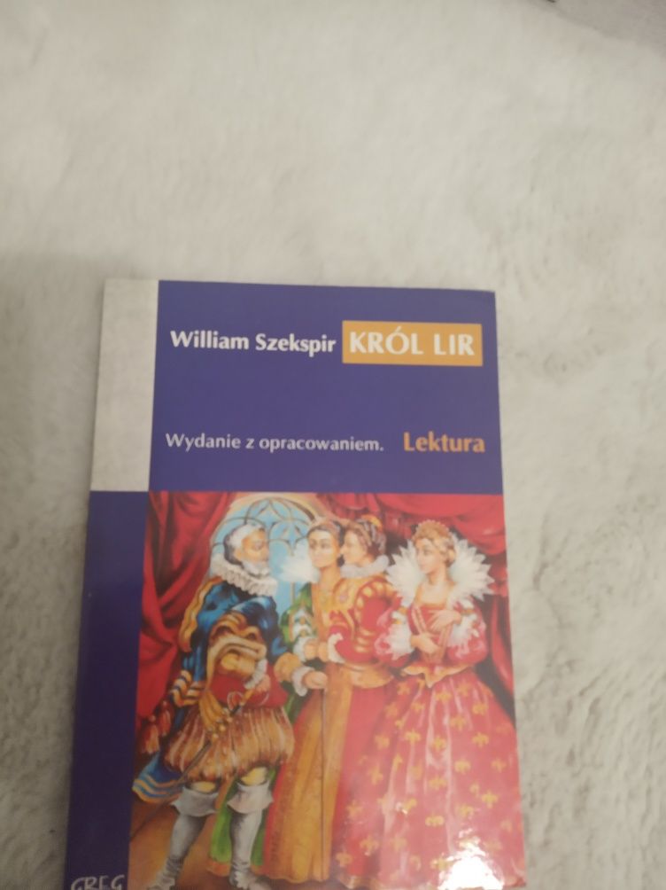 Król Lir lektura nowa książka William Szekspir