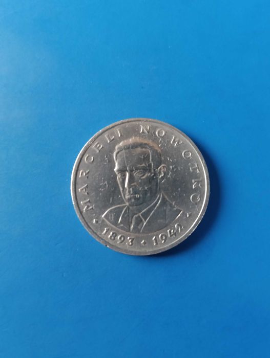 Moneta polska PRL 20 zł Marceli Nowotko 1976 r.