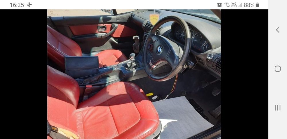 Maska błotnik zderzak lampa BMW Z3 arktissilber metallic