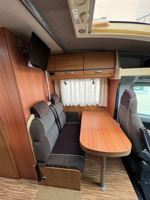 Burstner perfilada cama central + suspensao pneumatica