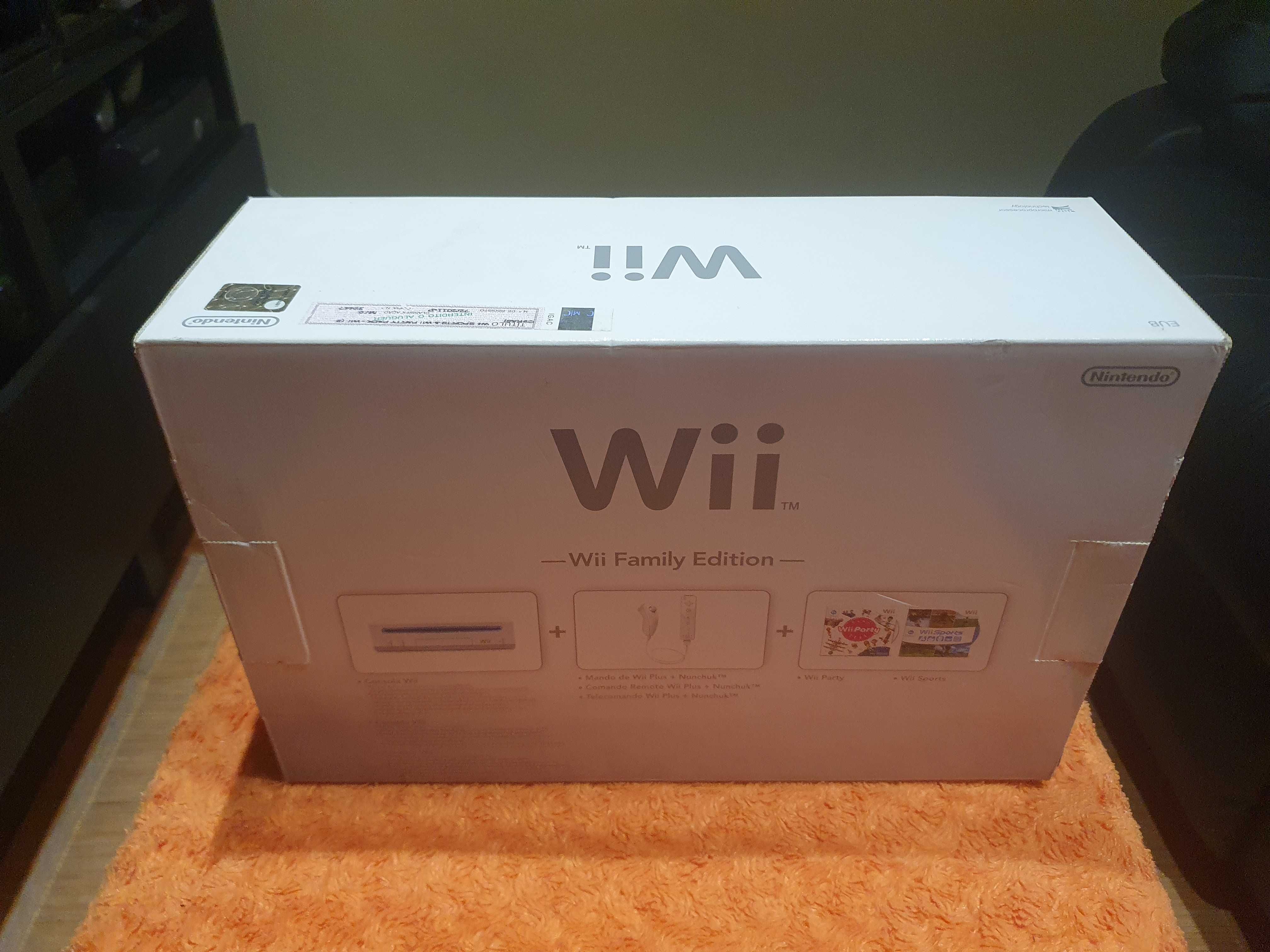 Caixa original Nintendo Wii como nova