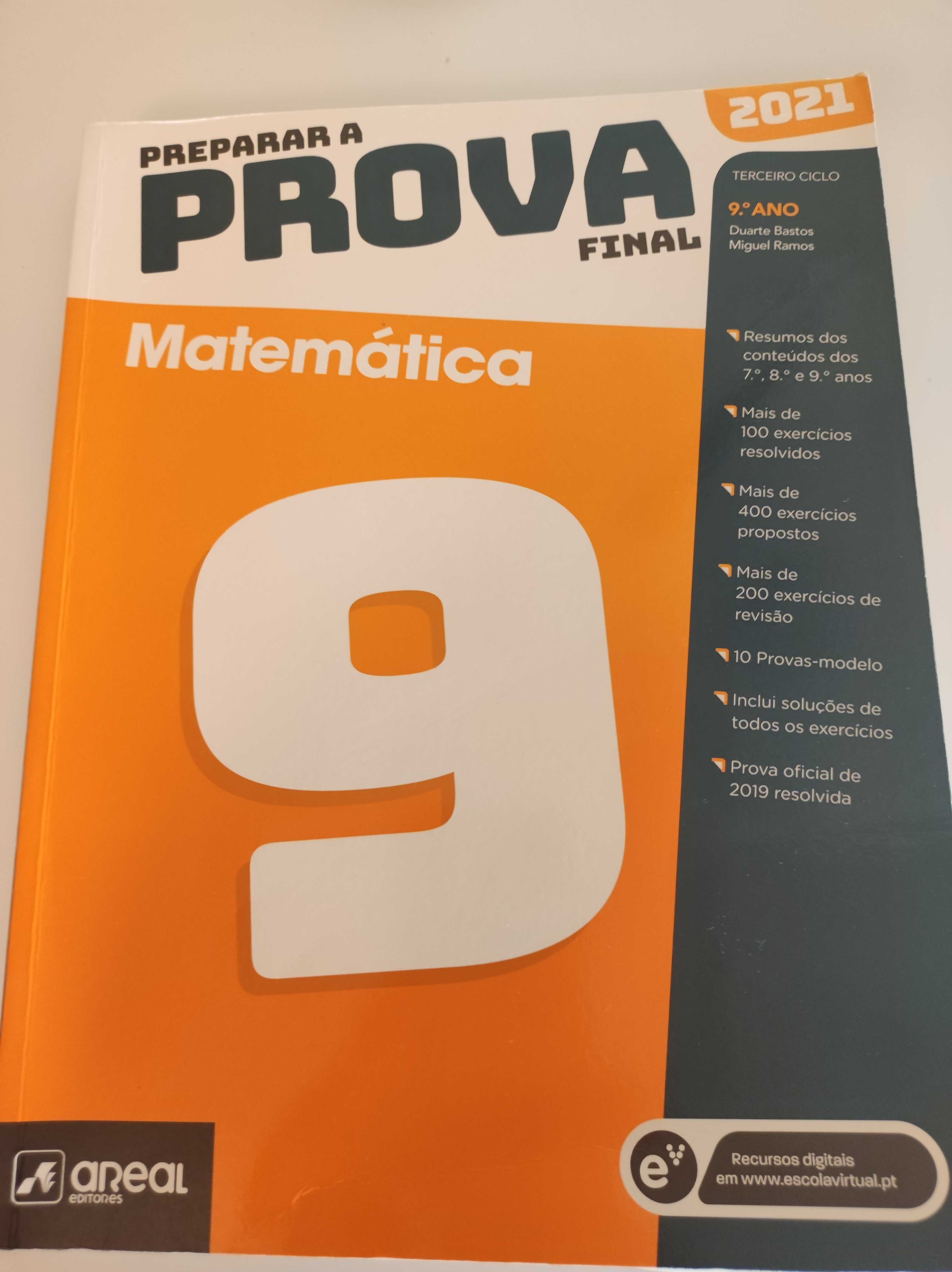 Livro de preparação para exame de Matemática 9º ano