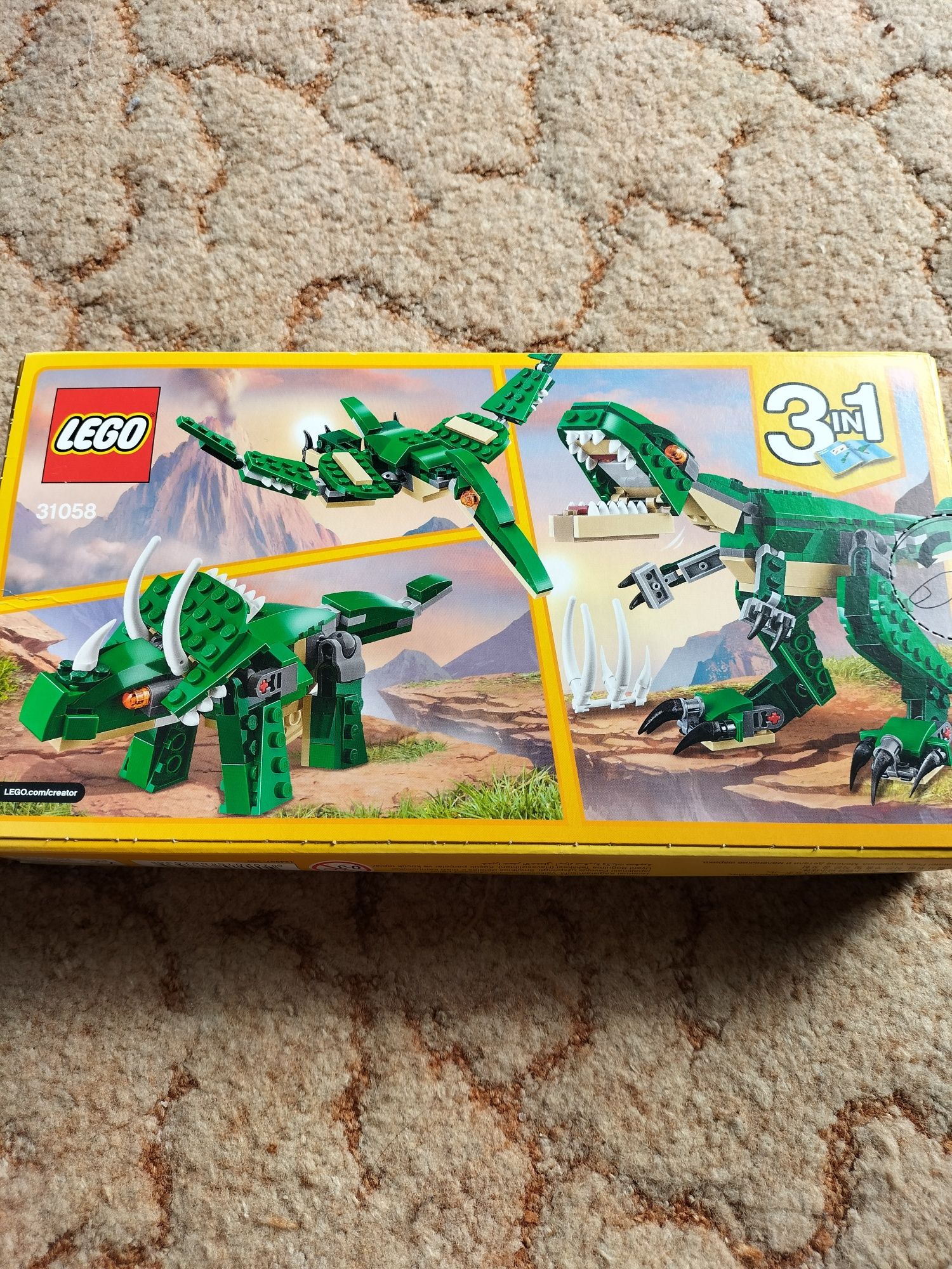 LEGO creator dinozaury 7-12 NOWE