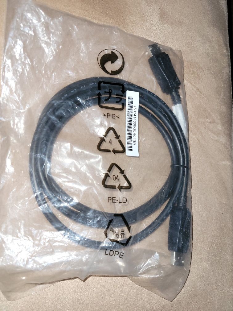 Kabel  DP - DP Display Port 1.2 m HP  Nowy