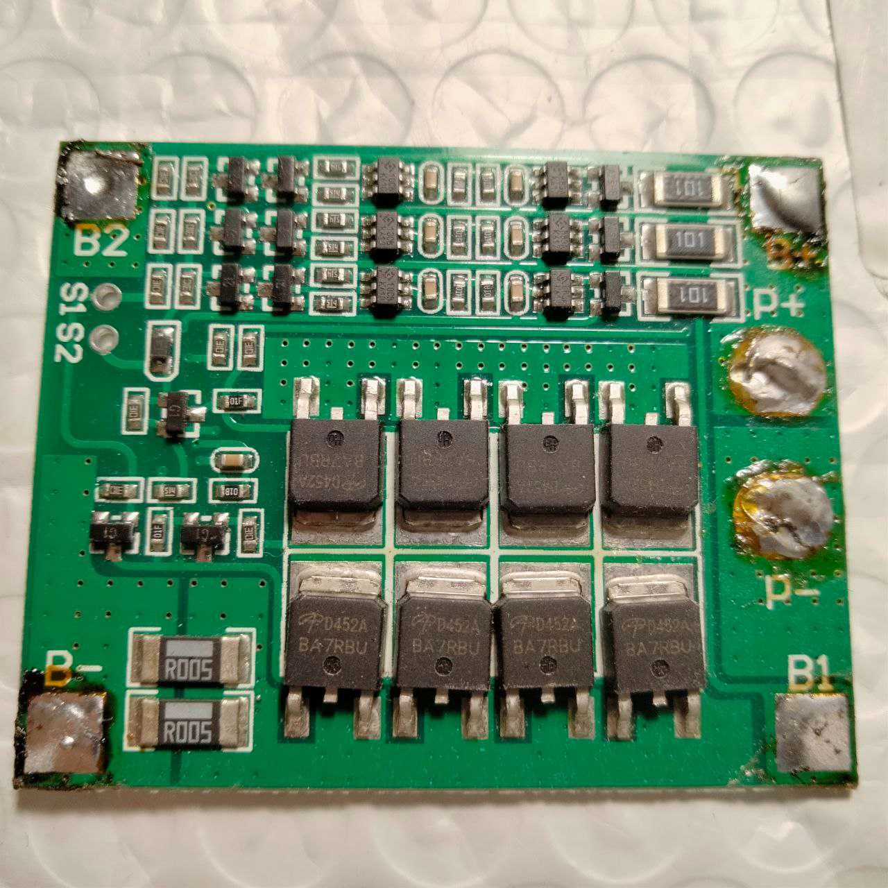 BMS 3S 40A/60 12,6В Контроллер заряда разряда Li-ion батарей, балансир