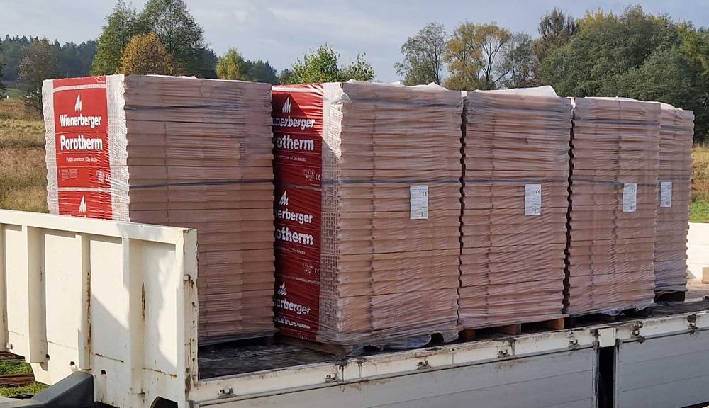 Pustak ceramiczny Wienerberger Porotherm 25 E3 p+w