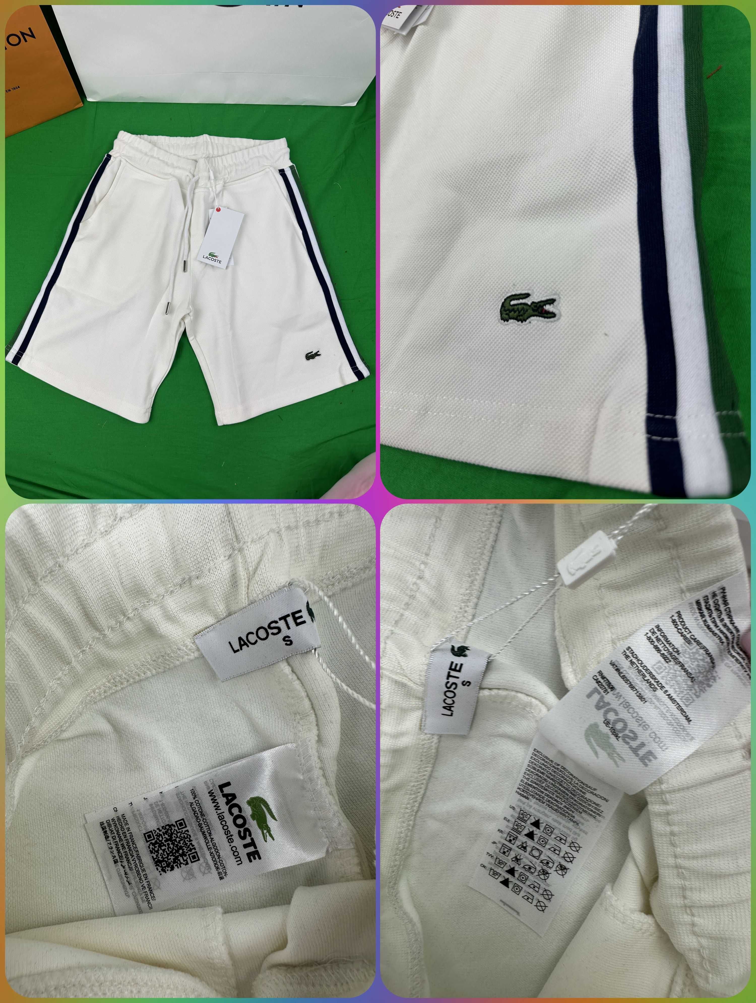 Spodenki dresowe krótkie Lacoste Bawelniane The North Face Premium