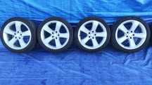 KOŁA FELGI ALUFELGI 8.5Jx18 ORYGINAŁ A2194012702 OPONY 245/40 18 MERCEDES CLS W219 C219 LIFT