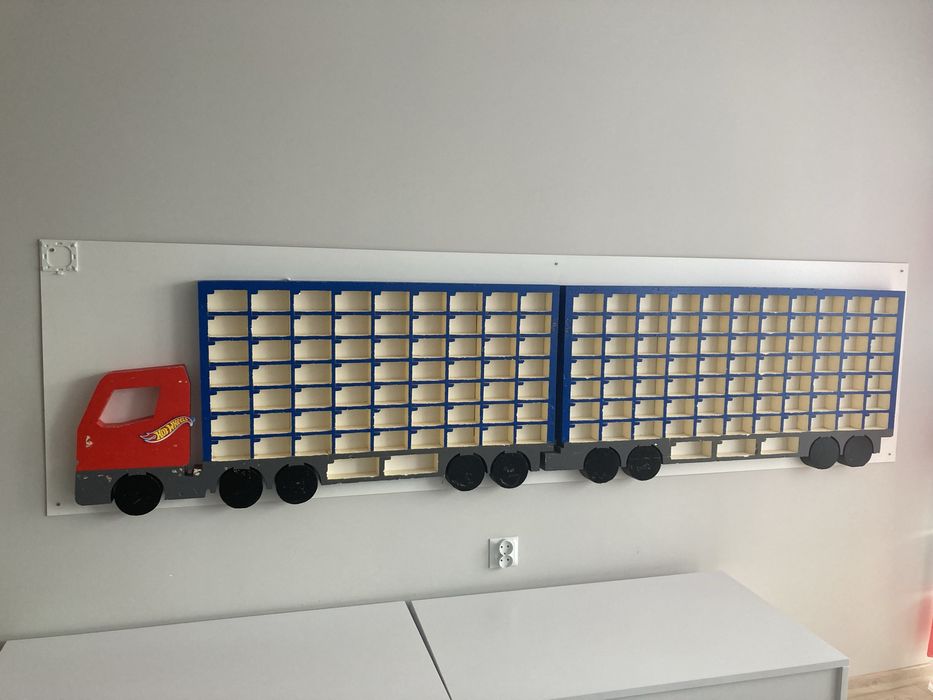 Półka na resoraki DUZA Gotowa do zawieszenia