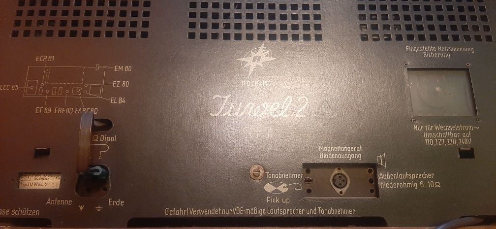 Radio Juwel 2 - lampowe PRL