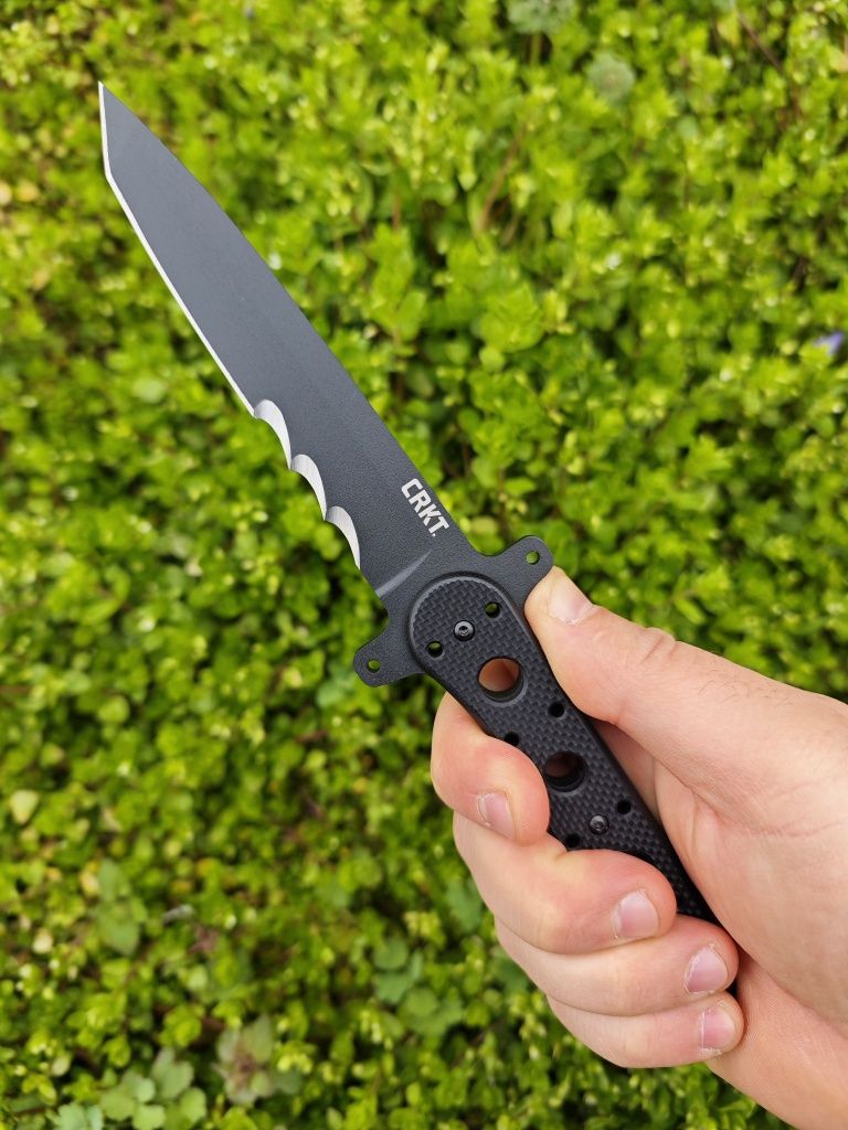 CRKT M16 FX Tanto Serrated Tactical Knife CR13FX, боевой фикс с серейт