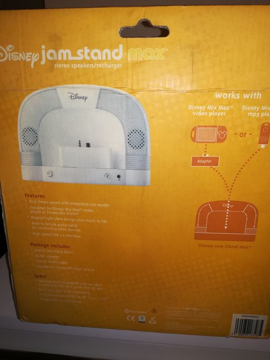 Glosnik Disney jam stand max led dla dziecka