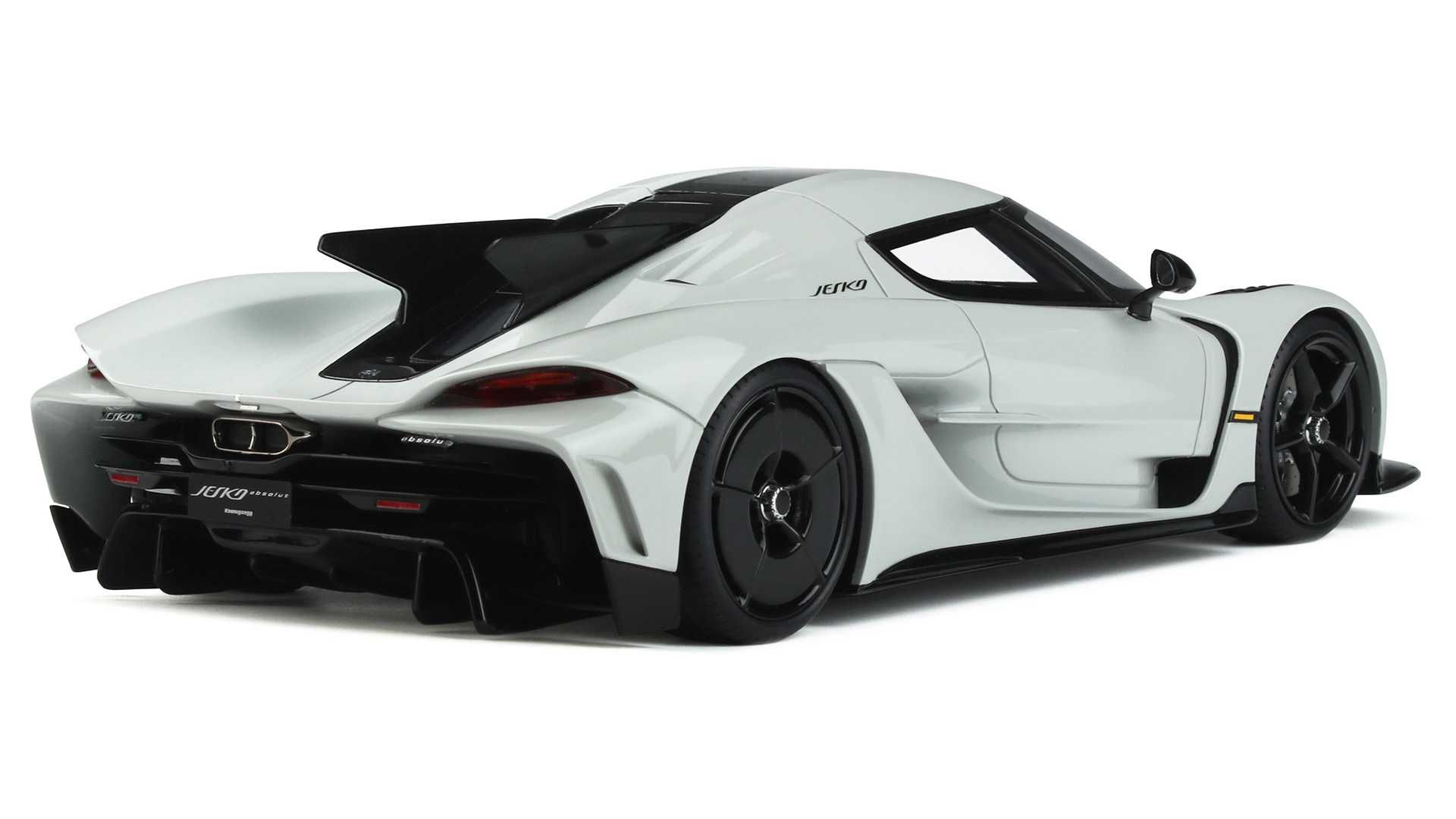 Model 1:18 GT Spirit Koenigsegg Jesko Absolut 2022 chalk gray GT412