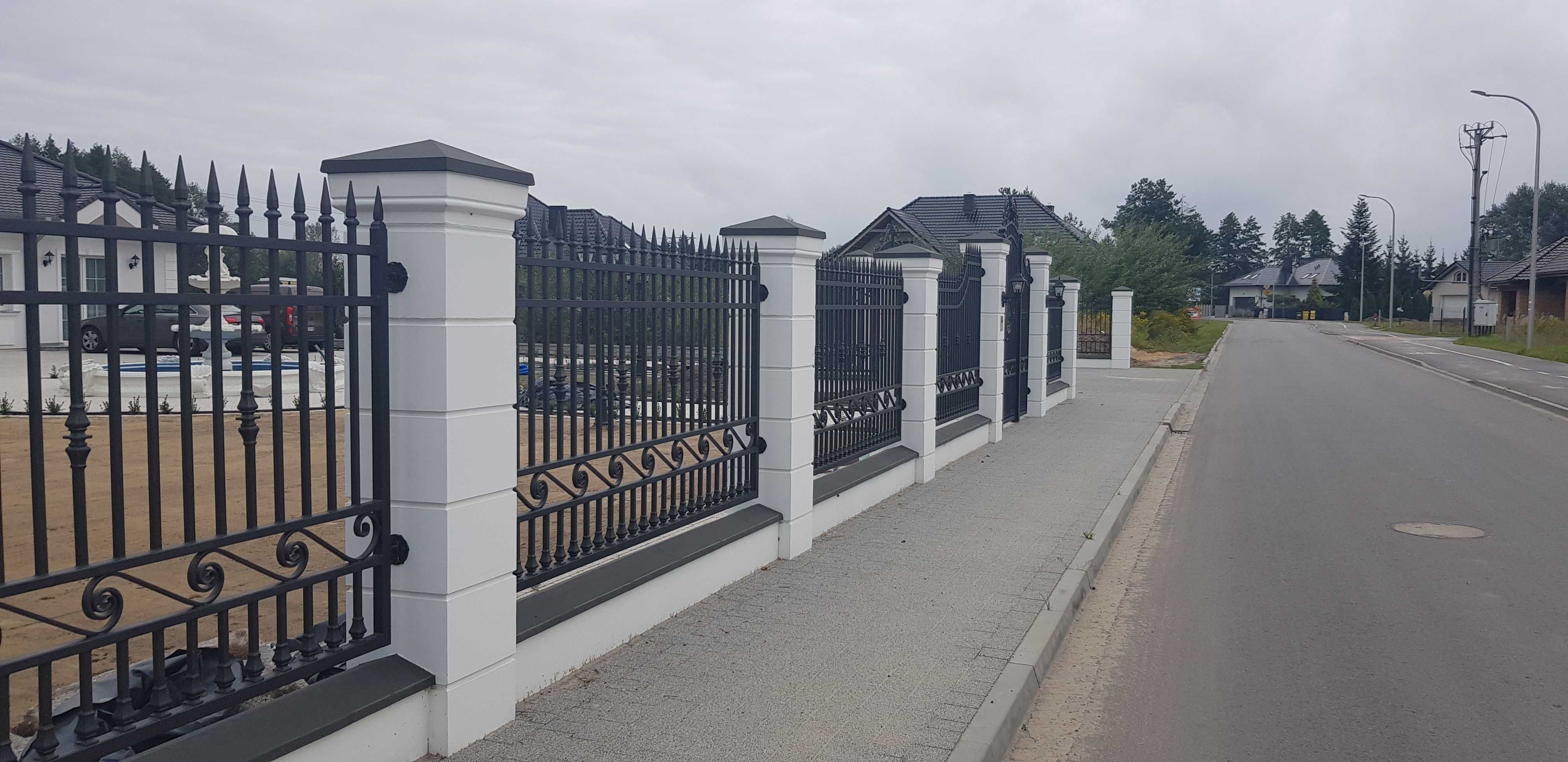 Słupki,Murki Boniowane,Boniowe,Ogrodzenia Betonowe,Stylowe,Dworkowe