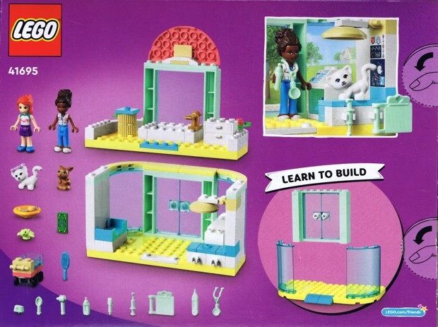 Klocki LEGO Friends Klinika dla zwierzątek 41695