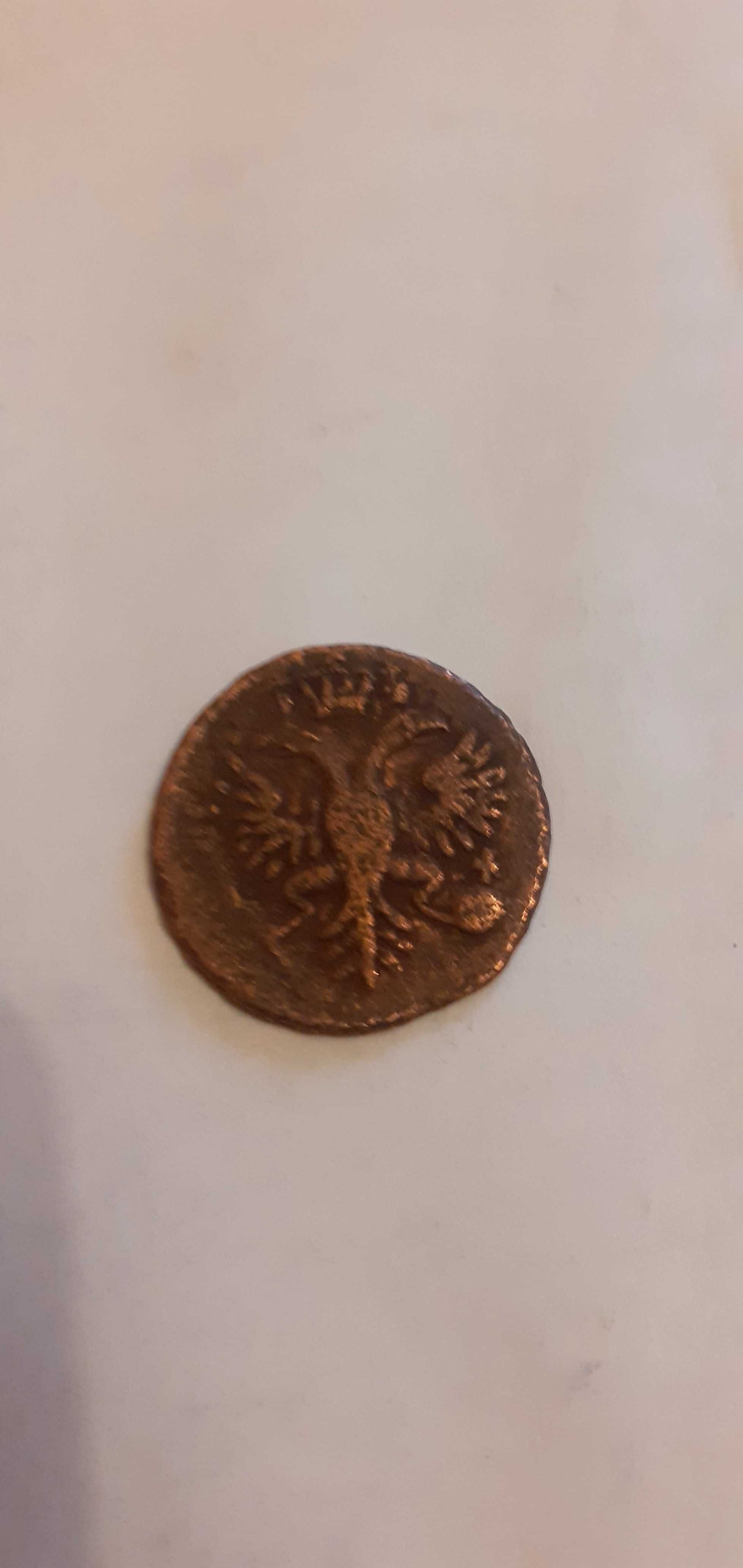 Монета деньга 1730р