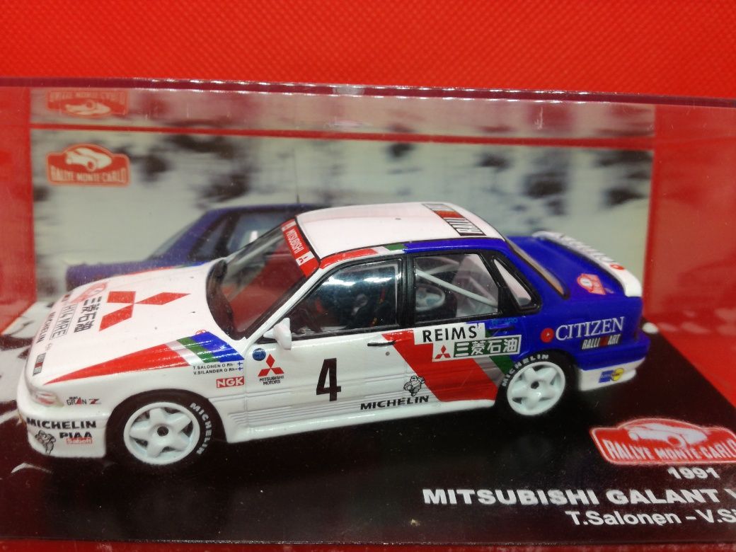 N34 Miniaturas 1/43 Mitsubishi de Rallys como novas  10 modelos