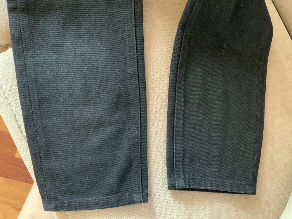 Spodnie jeansy dżinsy straight czarne Vero moda 27/32 nowe S