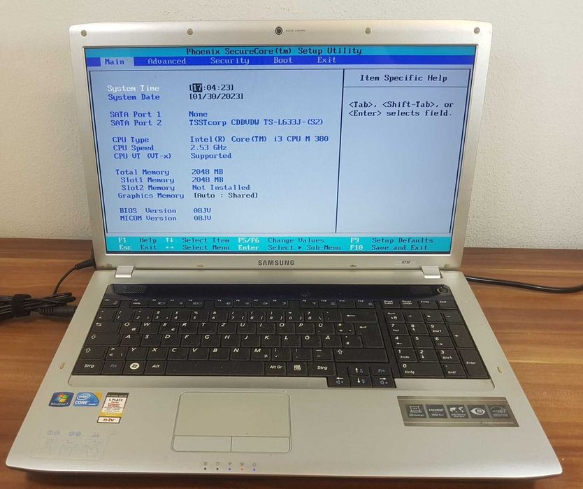 Матриця – Samsung 17.3" (LTN173KT01-C09) 40-pin! HD+ (1600x900) Normal