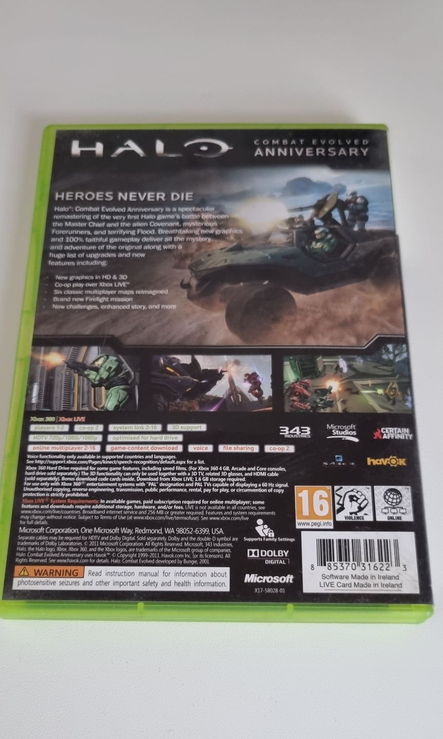 Halo Anniversary Edition XBOX 360