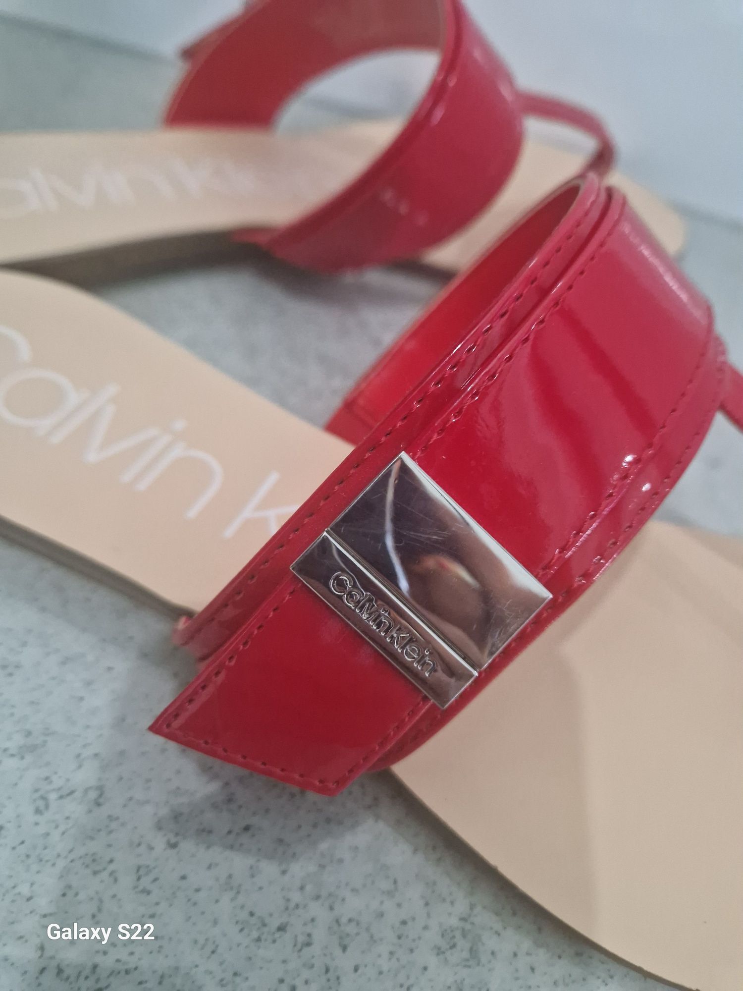 Calvin klein klapki r.39