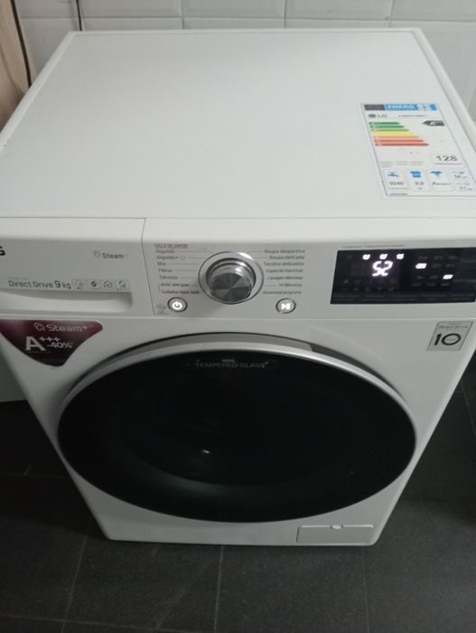 Máquina de lavar roupa LG 9 k