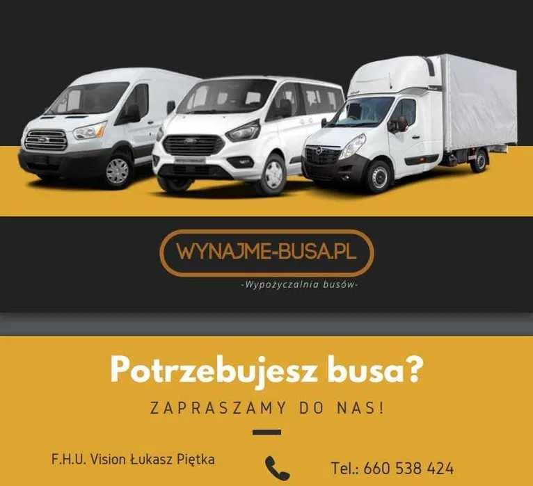 Wypożyczalnia, wynajem Busów, Auto dostawcze, blaszak, progi najazdowe