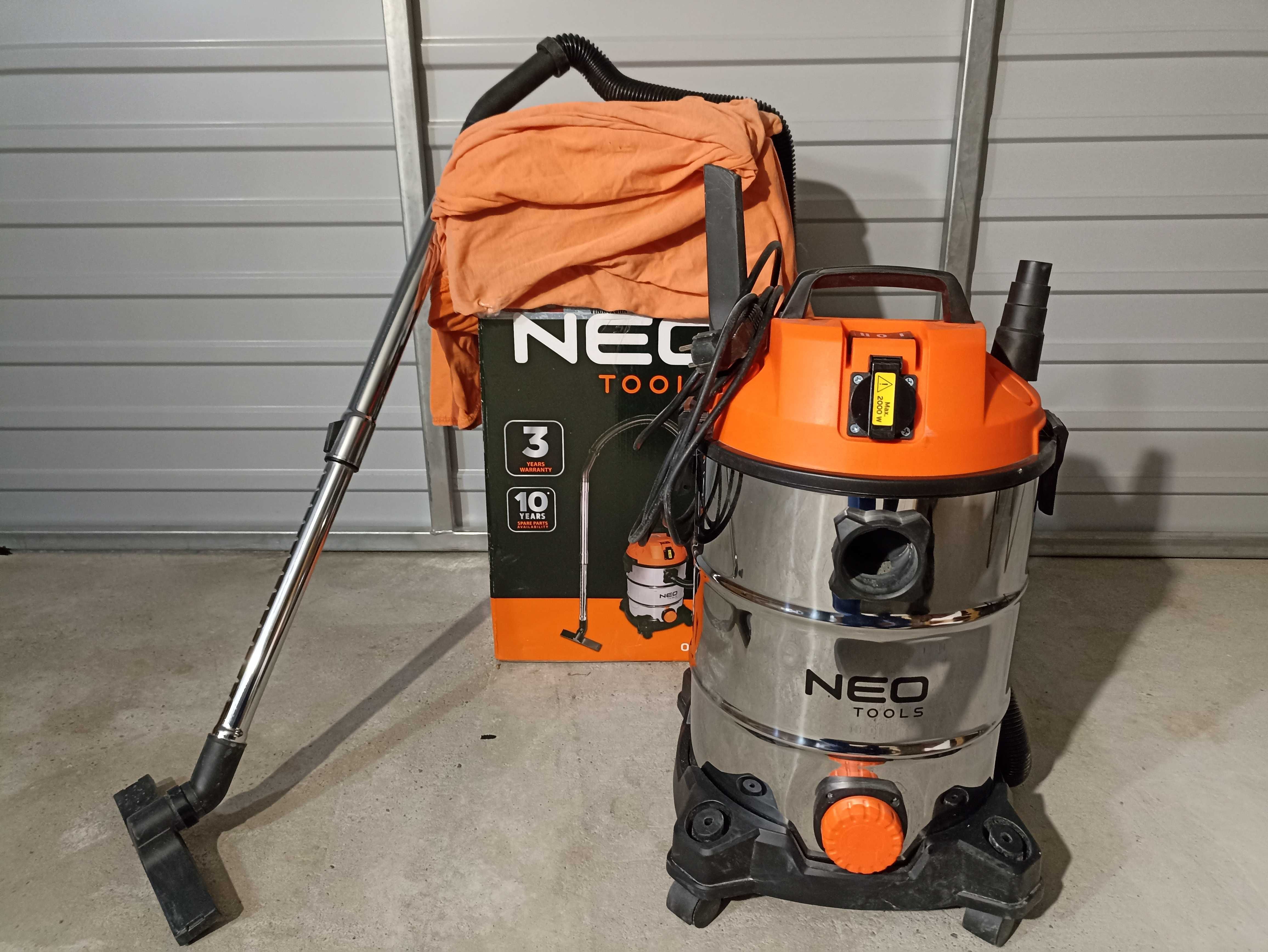 Odkurzacz przemysłowy - warsztatowy - NEO TOOLS - 1400W - NOWY - TANIO
